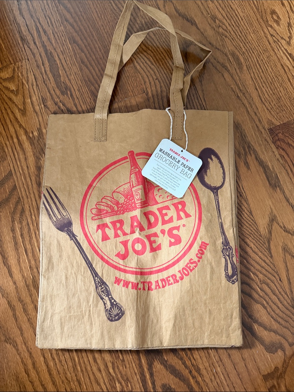 Trader Joe's washable reusable paper bag - discontinued